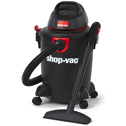 Shop-Vac 5985005 DIY and Workshop Series Wet Dry Vac, 6 Gallon, 1-1/4 Inch x 7 Foot Hose, 65 CFM, (1-Pack),Black - WoodArtSupply