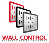 Wall Control Pegboard 32in x 16in Galvanized Metal Pegboard Tool Board Panel Wall Control