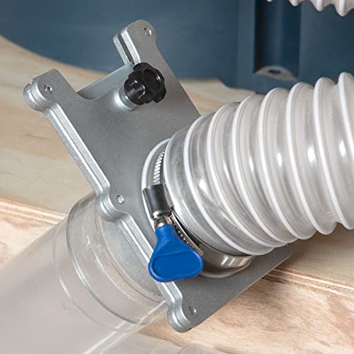 POWERTEC 70134-P2 2-1/2-Inch Aluminum Blast Gate for Dust Collector, Dust Collection Fittings - 2 PK POWERTEC