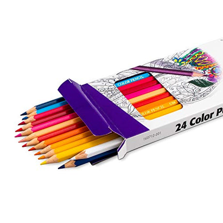 Pentel Arts Colored Pencils, Assorted Colors, Set of 12 Pentel
