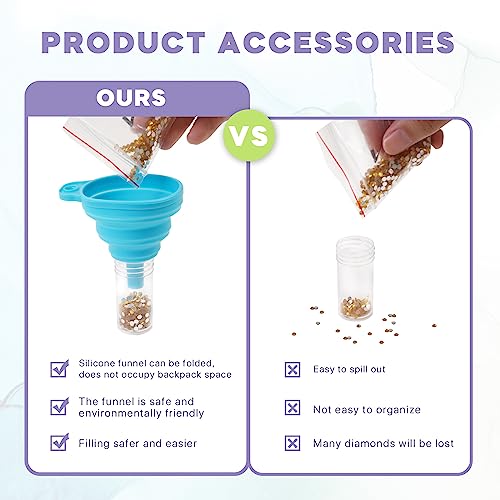 TAVOLOZZA Diamond Painting Storage Containers 60 Slots Diamond Painting Accessories and Tools Diamond Art Storage Bead Storage Containers Diamond Tavolozza Fine Arts