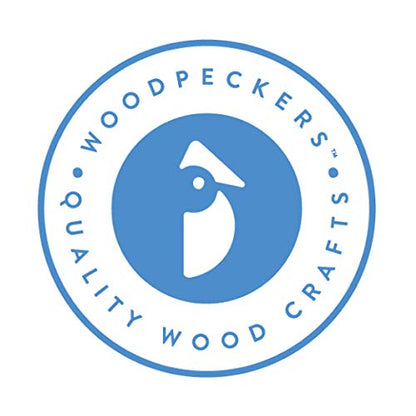 Wood Tiles, 1-1/2 x 1-1/2 Inch, Pack of 250 Blank Wood Squares for Crafts, Wood Burning, Laser Engraving, and DIY, by Woodpeckers
