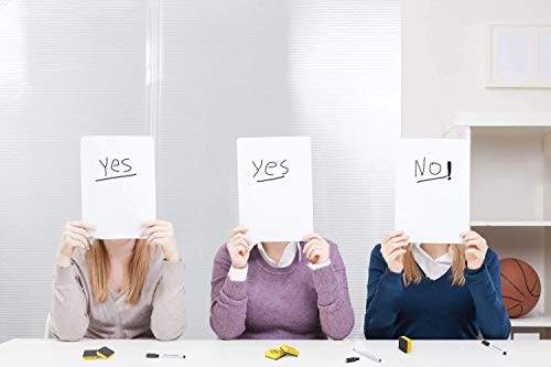 Double Sided Dry Erase Boards - Lined/Plain, Ohuhu 25-Pack 9 x 12 Inch Whiteboards Set, Including 25 x Lap Board, 25 x Black Markers, 25 x White Ohuhu