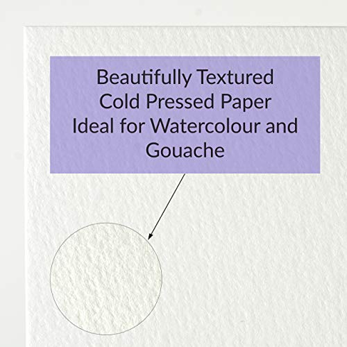 Watercolor Paper Pad - 9 x 12 Inch, 30 Sheets (Pack of 2) - Cold Pressed Watercolor Paper Pad Sketchbook for Mixed Media Art and Water-Based Mediums - WoodArtSupply