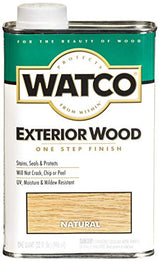 Watco 67741 Exterior Wood Finish, Quart, Natural Watco