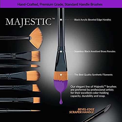 Majestic Royal & Langnickel Shader Artist Brush Set, 6-Piece - WoodArtSupply