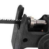 Saw Drill Attachment, Reciprocating Saw Attachment for Cordless Drill with 3 Blades for Metal Wood Cutting Hand Wood Metal Cutter Attachment Drill Pissente