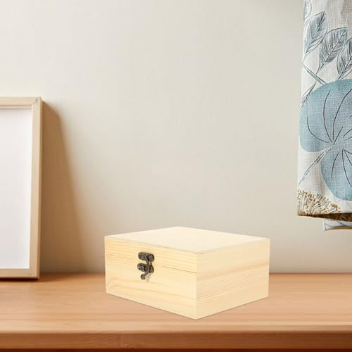 VOSAREA Box Solid Wood Jewelry Box Hair Clip organzier Ornament case Earring Storage Packing case Decor Jewelry Organizer case Jewelry Container VOSAREA
