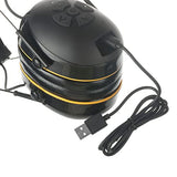 PROTEAR NRR 25dB Noise Reduction Digital Radio Ear Muff, Ear Hearing Protection Earmuff with Boom Microphones, Bluetooth Headphone Function for Daily PROTEAR