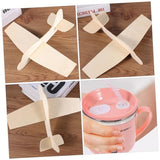 Vaguelly 15pcs Blank Wood Aircraft Toys DIY Wooden Plane Wooden Airplane Puzzle DIY Blank Wooden Airplane Unfinished Wood Airplanes Unpainted Wood Vaguelly