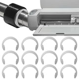 12-Pack Retaining Clip Rings Compatible with Cricut Maker Rubber Roller Replacement Parts - Keep Rubber Roller in Place, Retention Clamps Compatible ARSUNOVO