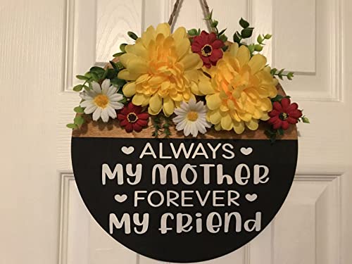 [Upgraded] 4 Pieces 1/4" Thick 12 Inch Round Wood Circles,Unfinished Round Wooden Discs Wood Rounds Wood Plaque Circle Boards Cutouts for Door Artificer