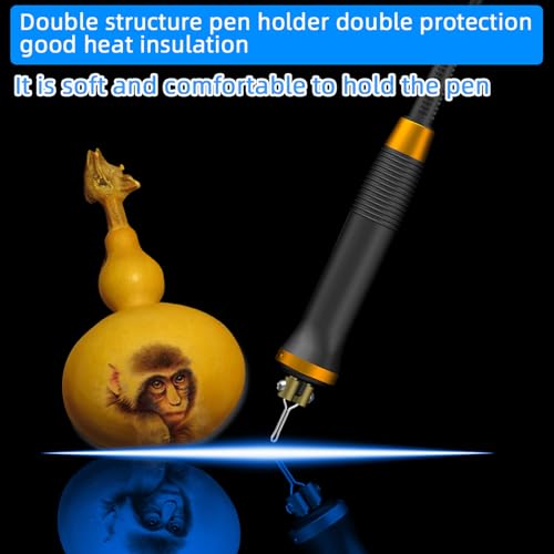 LH20 Wood Burning Kit,Wood Burning Tool,Digitally Adjustable Temperature Wood Burner Kit,Professional Wood Burner Tool Kit for Adults Beginners FIRElood