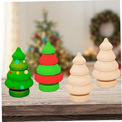 SEWACC 15pcs Wood Decor Natural Home Decor Home Decoration Unfinished Wooden Figurine Unfinished DIY Doll Blank Peg Dolls Household Crafts Wooden SEWACC