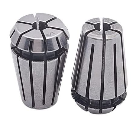 2pcs ER11 1/8 inch Spring Collet Precision Mill Chuck Collet CNC Engraving Machine & Router Milling Lathe Tool Holder (2pcs ER11 1/8) Atoptool