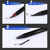 Deburring Tool Set 11 Pieces of High Speed Steel Rotary Burr Removal Blades, Ideal for Deburring Tool,1 Black Handle DKIBBITH