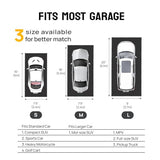 TUFFIOM 9'x 20' Containment Mat w/Squeegee, Garage Floor Mats for Under Car, Heavy Duty Waterproof Car Parking Mats for Snow Ice Rain Mud Oil TUFFIOM