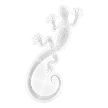 VILLCASE Gecko Decoration Mold Chocolate Making Silicone Resin for DIY Use DIY Gecko Wall Decor Wall Craft Molds Gecko Silicone Wall Art Craft Resin VILLCASE
