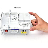 NovelLife Mini Hobby Table Saw Handmade Woodworking Bench Saw DIY Model Crafts Cutting Tool with Adjustable Power Supply 63mm HSS Circular Saw Blade NovelLife