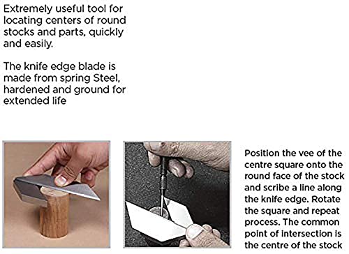 Groz 03522 3" Center Square, Finder Capacity Groz