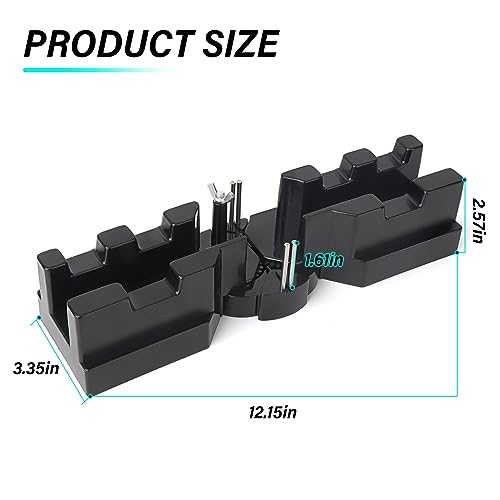 MEANLIN 2 in 1 Mitre Measuring Cutting Tool Miter Saw Protractor and 85-180° Angle Finder Woodworking Tools for Pipeline Installation Home - WoodArtSupply