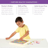 Melissa & Doug Created by Me! Bead Bouquet Deluxe Wooden Bead Set With 220+ Beads for Jewelry-Making, for 4+ years, Multicolor, 9½ Melissa & Doug