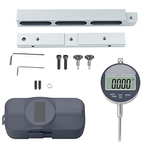 HDLNKAK Table Saw Digital Dial Indicator Gauge, for Aligning and Calibrating Work Shop Machinery Like Table Saws, Band Saws and Drill Presses HDLNKAK
