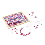 Melissa & Doug Created by Me! Sparkle & Shimmer Beads Wooden Bead Kit, 340+ Beads for Jewelry-Making Melissa & Doug