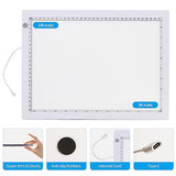 TOHETO A4 Light Pad with Foldable Stand, UL Certified Adapter, 8000 Lux Super Bright Ultra Thin Pad for Cricut Weeding Vinyl, Artist Drawing Light TOHETO