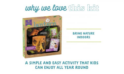 PlayMonster Craft-Tastic Nature Lantern - Nature DIY Craft Kit - Outdoor Crafting Fun - Bring Nature Inside - Comes with Material to Make Lantern PlayMonster