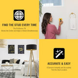 Franklin Sensors ProSensor T6 Stud Finder with 6-Sensors, Wood & Metal Stud Detector/Wall Scanner, Built-in Bubble Level FRANKLIN SENSORS