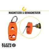 Klein Tools 85148 Screwdriver Set with Magnetizer / Demagnetizer for Magnetic Tips, Flathead and Phillips, Non-Slip Cushion Grip, 8-Piece Klein Tools