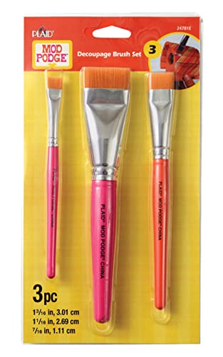 Mod Podge Brush Set DECOUPAGE 3PC Mod Podge