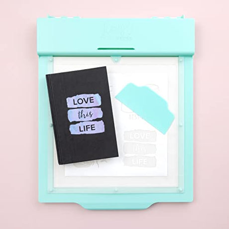 We R Memory Keepers Vinyl Print Press All-in-One Kit, Screen Printing Kits Vinyl Create Print Art Crafts Sewing Scrapbooking Journaling Printmaking We R Memory Keepers