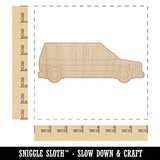Station Wagon Family Car Vehicle Automobile Unfinished Wood Shape Piece Cutout for DIY Craft Projects - 1/4 Inch Thick - 6.25 Inch Size Sniggle Sloth