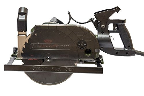 Cuz-D INDUSTRIES Straight Flush Saw - Best Multifunctional Circular Saw and Blade (8-1/2 Inch), Worm Drive Undercut Saws for Woodworking, 6.5 Amp, od Cuz-D