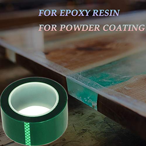 Jourbot Resin Tape for Epoxy Resin Molding,Traceless Silicone Thermal Adhesive Tape for Making River Tables Hollow Frame Bezels Epoxy Resin Craft Jourbot