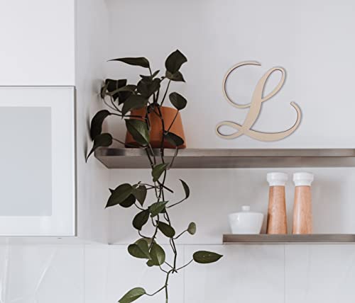 Jess and Jessica Wooden Letters Cursive Wood Letter for Wall Décor Various Sizes Premium Quality & Durable Smooth Laser Cut Unfinished Design Ideal Jess and Jessica