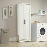 Sauder HomePlus Storage Pantry cabinets, L: 23.31" x W: 17.01" x H: 70.91", Soft White finish Sauder