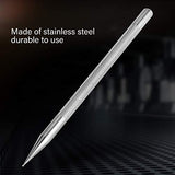 Hilitand Leather Scriber Pen, Stainless Steel Leather Scriber Positioning Pen Marking Tool DIY Crafts Tool for Leather Craft Projects Hilitand