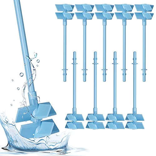 LET'S RESIN Resin Mixer Paddles, 10pcs Durable Epoxy Mixer Attachment with Minimizing Bubbles, Reusable and Easy to Use Mixing Paddle for LET'S RESIN LET'S RESIN