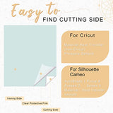 Tintnut Boho Color Heat Transfer Vinyl - 18 Sheets 12 X10 Inche Neutral Tone Brown HTV Vinyl Aqua Iron On Vinyl Beige/Brown/Tan/Light Lilac HTV for Tintnut