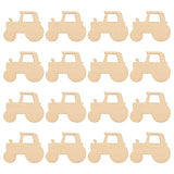 MAGICLULU Car Decor 20pcs Wood Car Unfinished Wood Cutouts unpainted Wooden Slices DIY Unfinished car Cutouts Cutouts Tractor Shaped Wall Hanging MAGICLULU