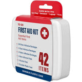 DecorRack 500 Piece First Aid Kit, 12 Individual Boxes of 42 Items Each, to-go First Aid Kits for Minor Cuts, Scrapes, Travel, Car, Home, Work, Field DecorRack