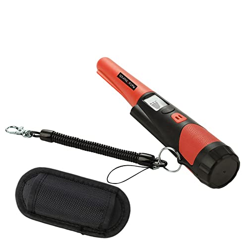 Natotinorch Hand Metal Detector, High Sensitivity Metal Detector with LCD Display&Belt Holster,360°Scanning,All Metal Finder Locating Gold Coin Natotinorch