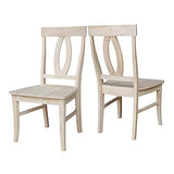International Concepts Verona Dining Chair (Set of 2), Unfinished IC International Concepts