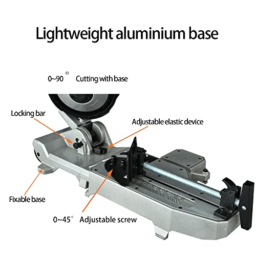MAXXT Band Saw with Lightweight Aluminum Base 10 Amp 5 Inch Deep Cut Variable Speed Handheld Automatic Multipurpose Cut with Carrying Wheels Portable MAXXT
