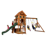 Backyard Discovery Atlantis All Cedar Wooden Swing Set Backyard Discovery