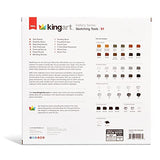 KINGART Gallery Series Sketching Tools, Set of 51 KINGART