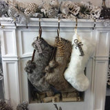 Christmas Stocking Name Tags Personalized Stocking Wood Letters Custom Gold White Name Tags Christmas Rustic Country Farmhouse Cutout Modern CHRISTMAS-STOCKINGS-BY-STOCKINGFACTORY